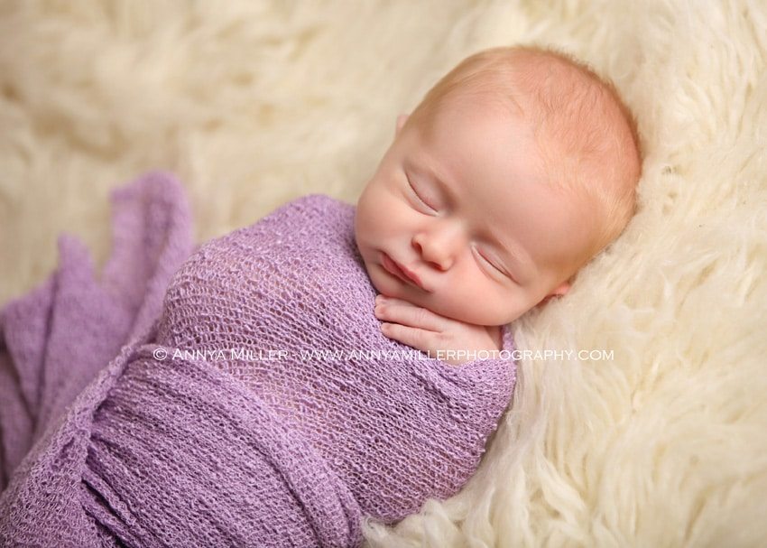 Baby portrait of newborn in Pickering