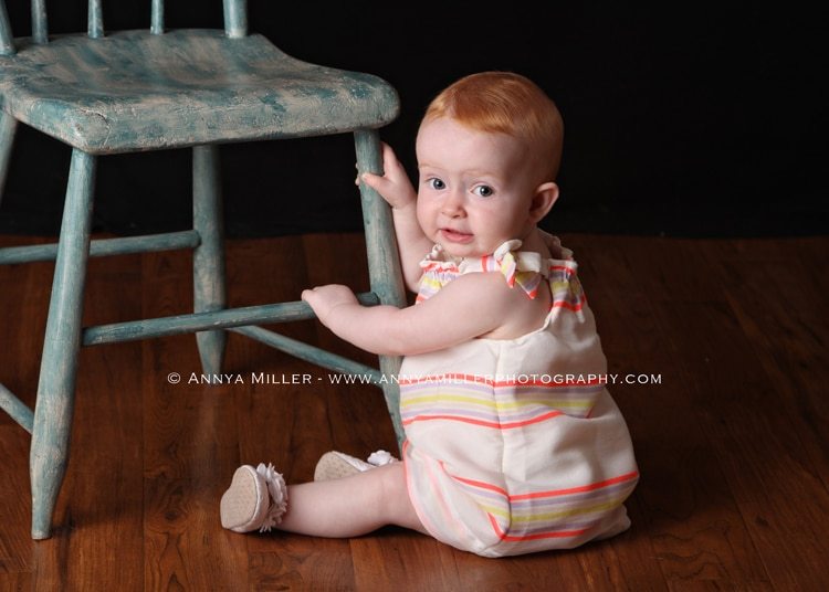 First birthday portraits by Whitby baby photographer