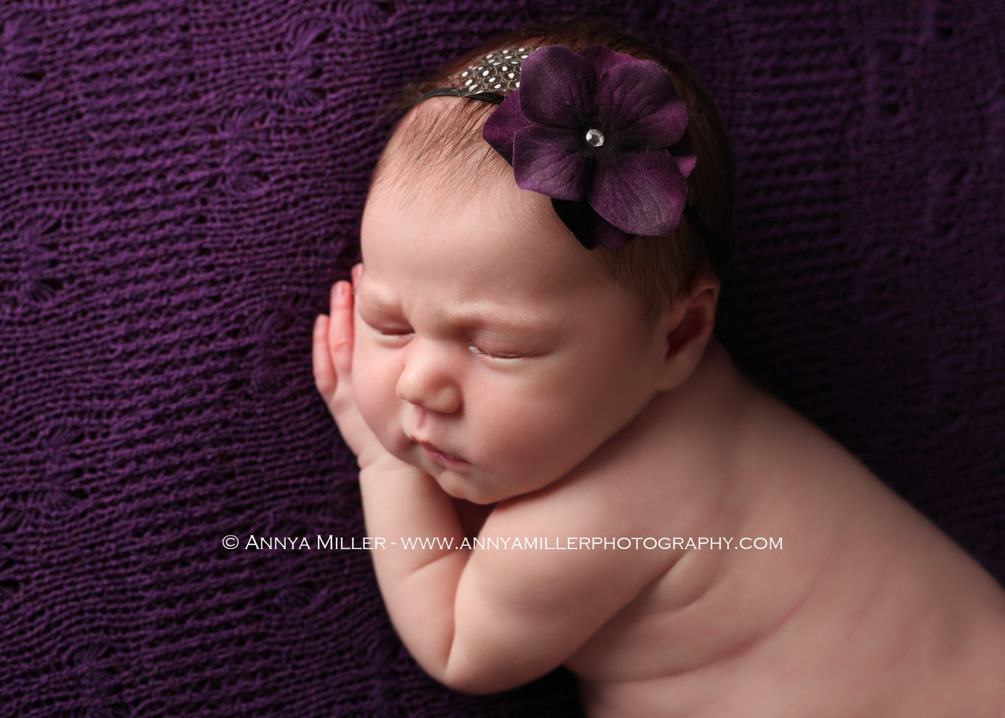 Baby portrait by Oshawa newborn photographer Annya Miller