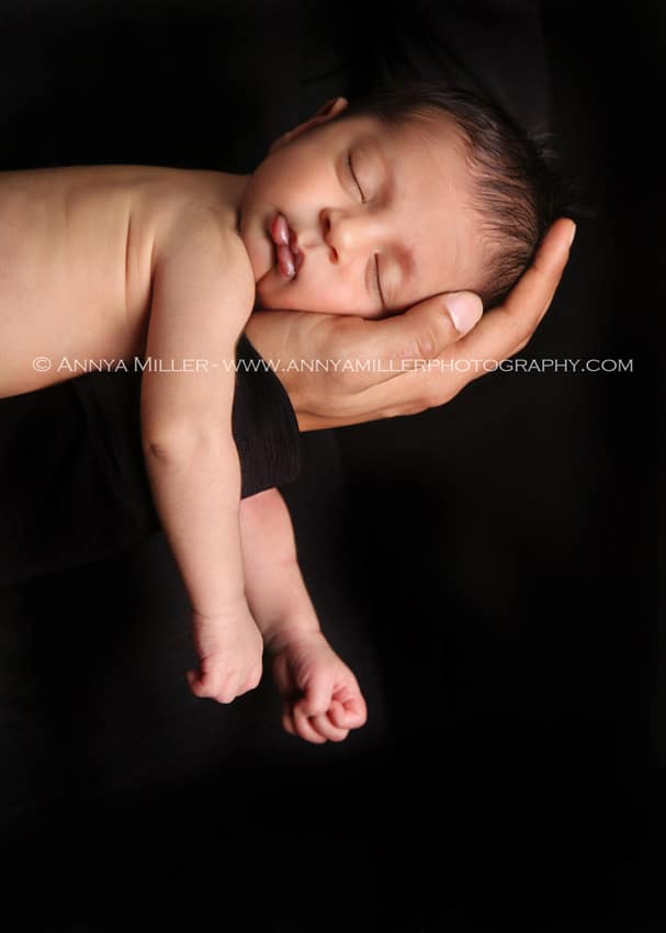 Durham baby photography of newborn sleeping