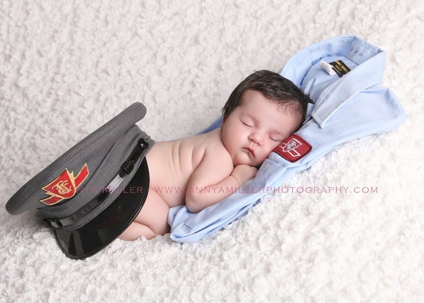 Durham baby photography of newborn sleeping