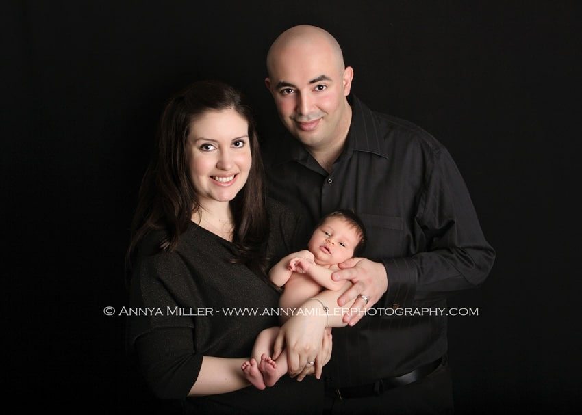 Pickering newborn photography with family