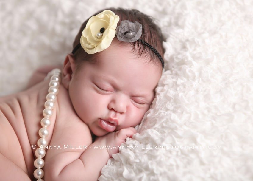 Baby girl by Pickering newborn photographer