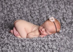 Newborn photography of baby in Durham Region