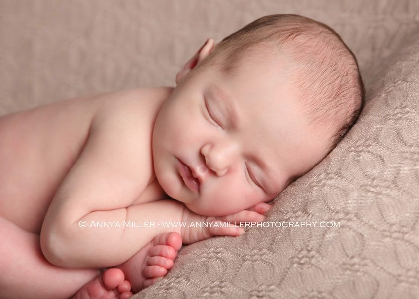 Pickering baby portraits of newborn girl