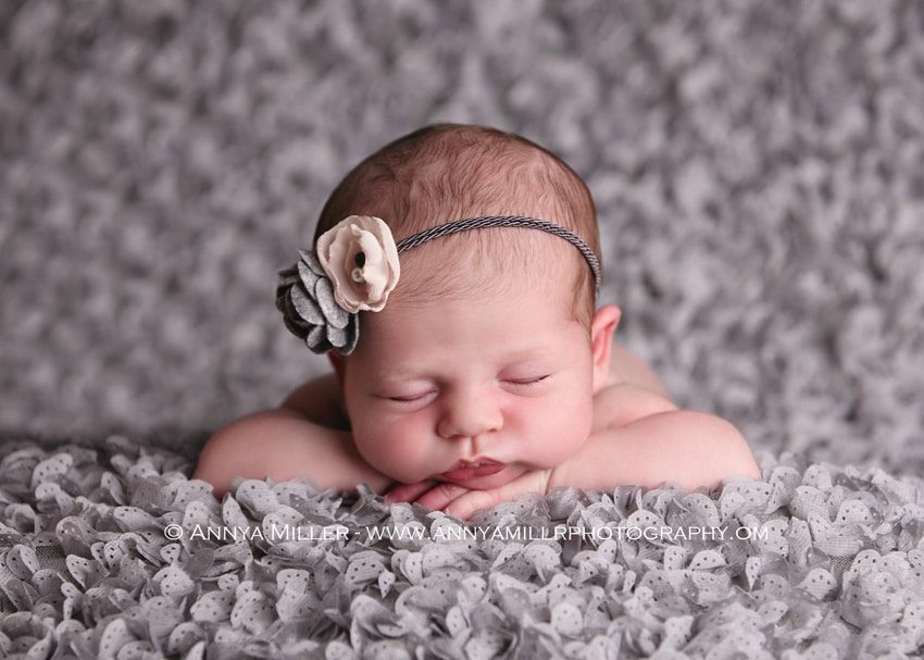 Portrait by Pickering newborn photographer Annya Miller