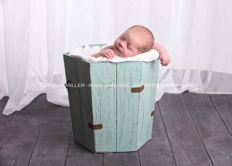 Image of baby by Durham region newborn photographer