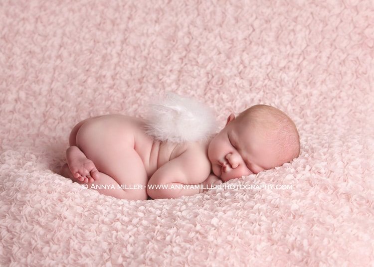 Image of newborn by Pickering baby photographer