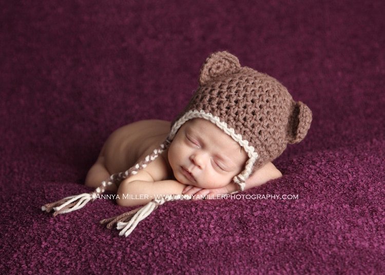 Pickering baby portraits of newborn sleeping
