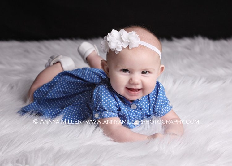 Baby portrait by Durham Region baby photographer Annya Miller 