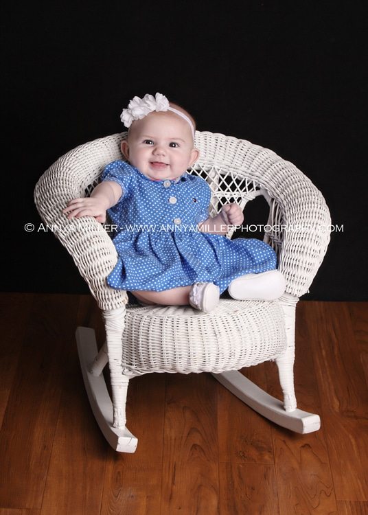 Baby portrait by Durham Region baby photographer Annya Miller 