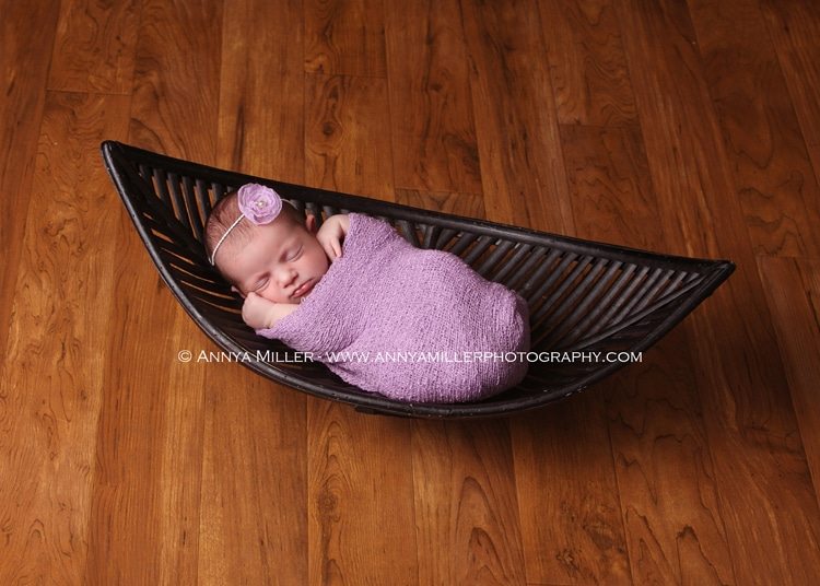 Baby portrait by Durham Region photographer Annya Miller 