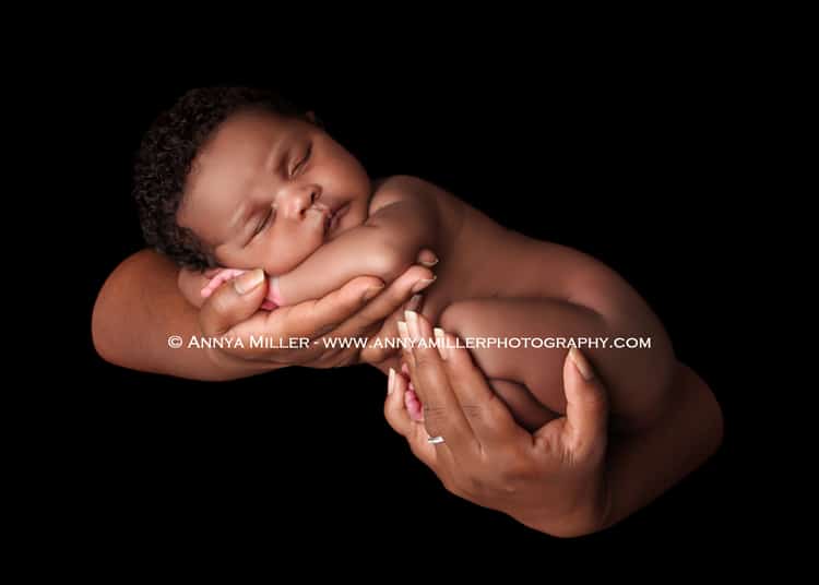 Toronto newborn photography of baby girl