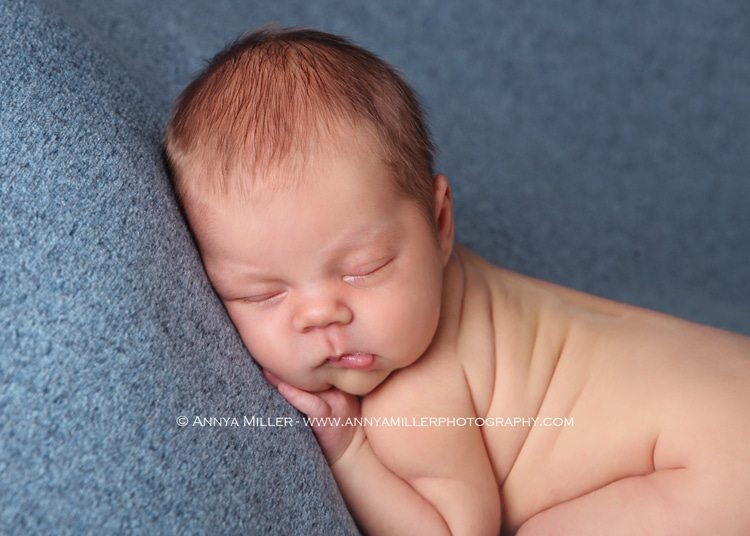 Durham newborn photos of new baby