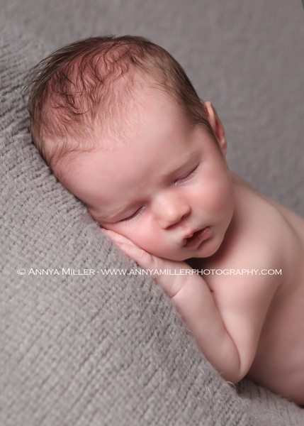 Pickering newborn portraits by photographer Annya Miller 