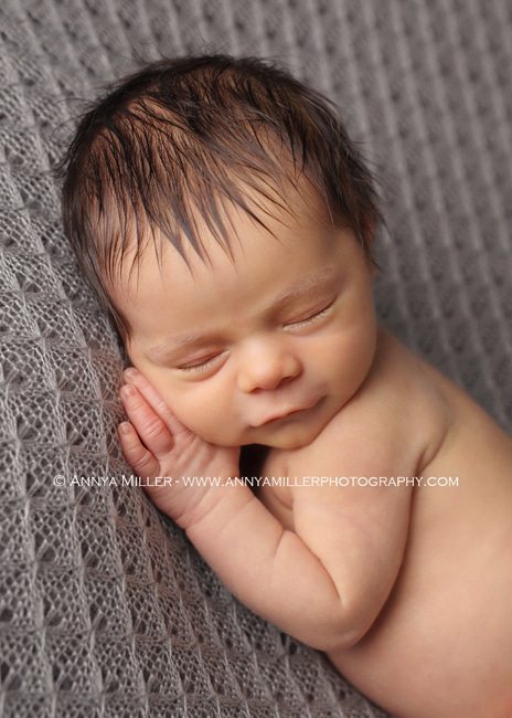 Portrait by Whitby newborn photographer Annya Miller