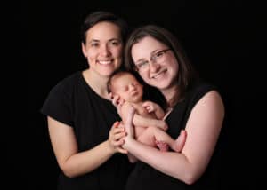Portrait of baby by Durham Region newborn photographer Annya Miller