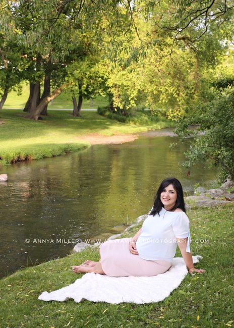 Durham pregnancy portraits by Annya Miller Photography