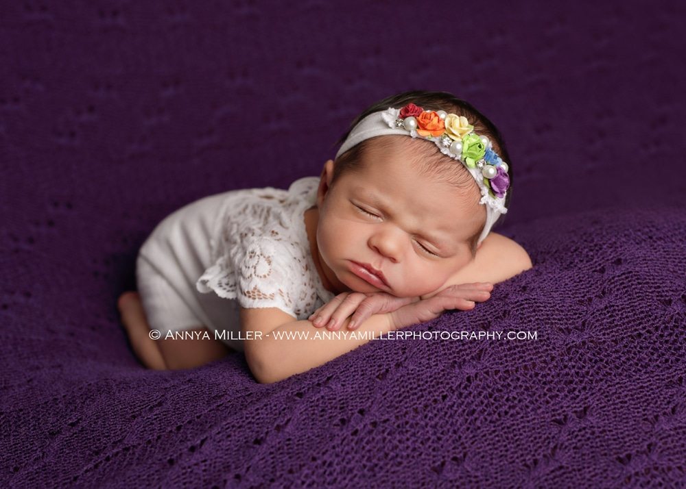 Newborn portraits by Clarington newborn photographer Annya Miller