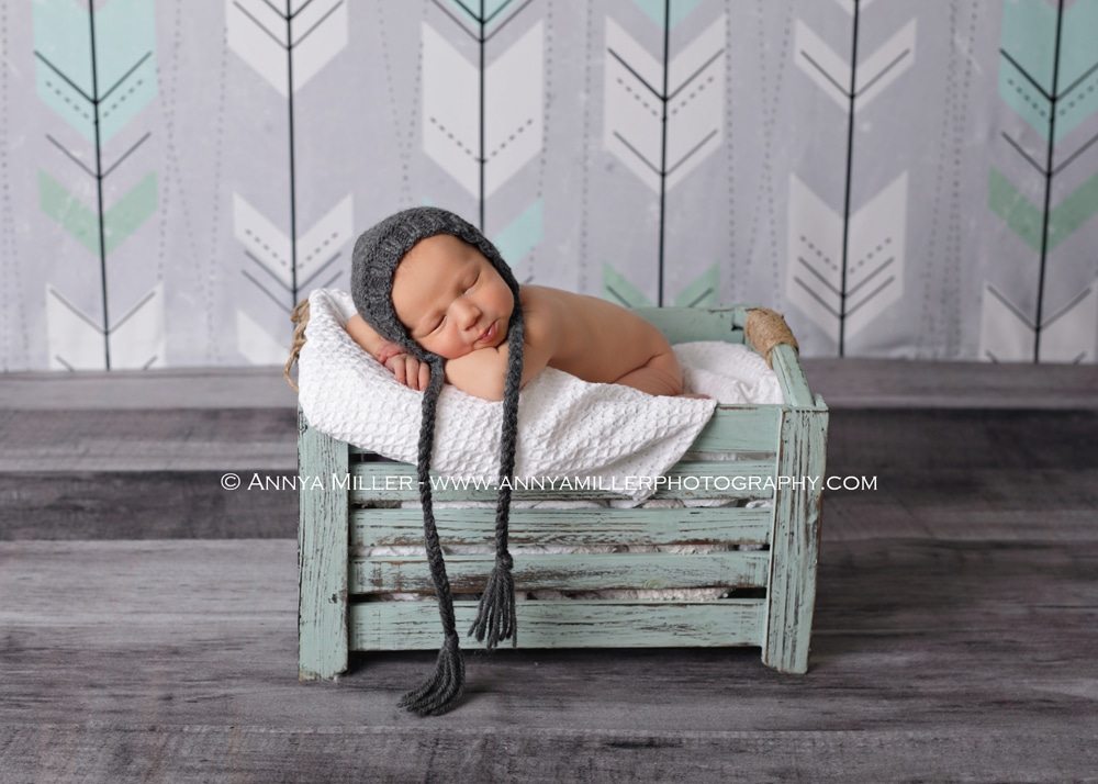 Oshawa newborn photographer Annya Miller creates beautiful images of babies.