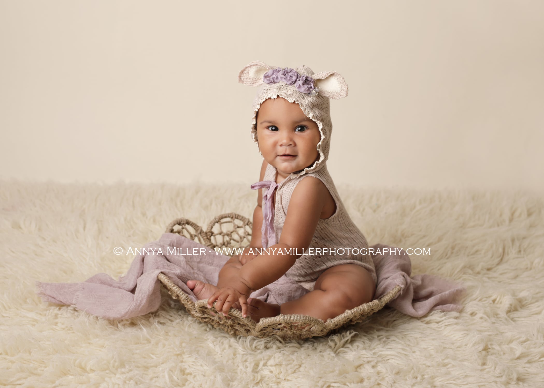 Adorable 8 month old photos by Pickering milestone photographer Annya Miller