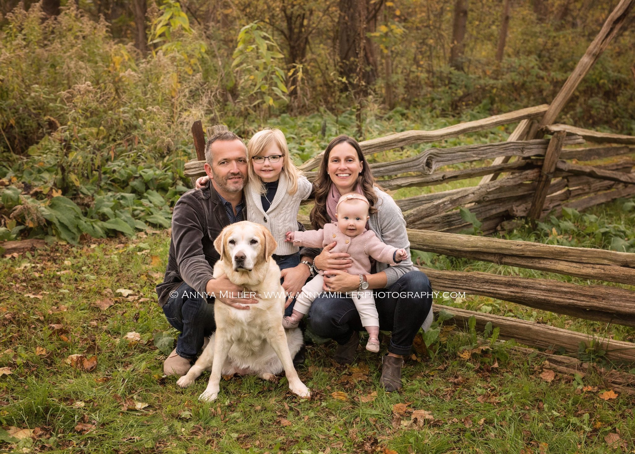 Fall family photos by Durham Region photographer Annya Miller