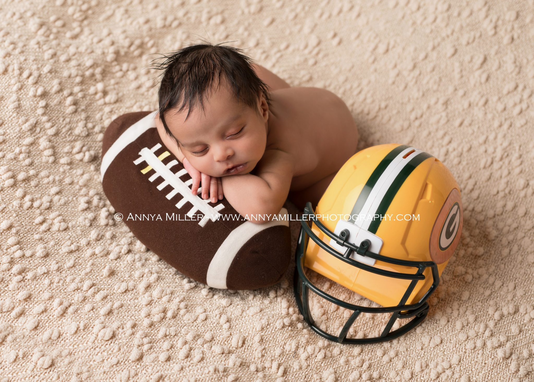 Portrait of newborn boy by Scarborough newborn photographer Annya Miller