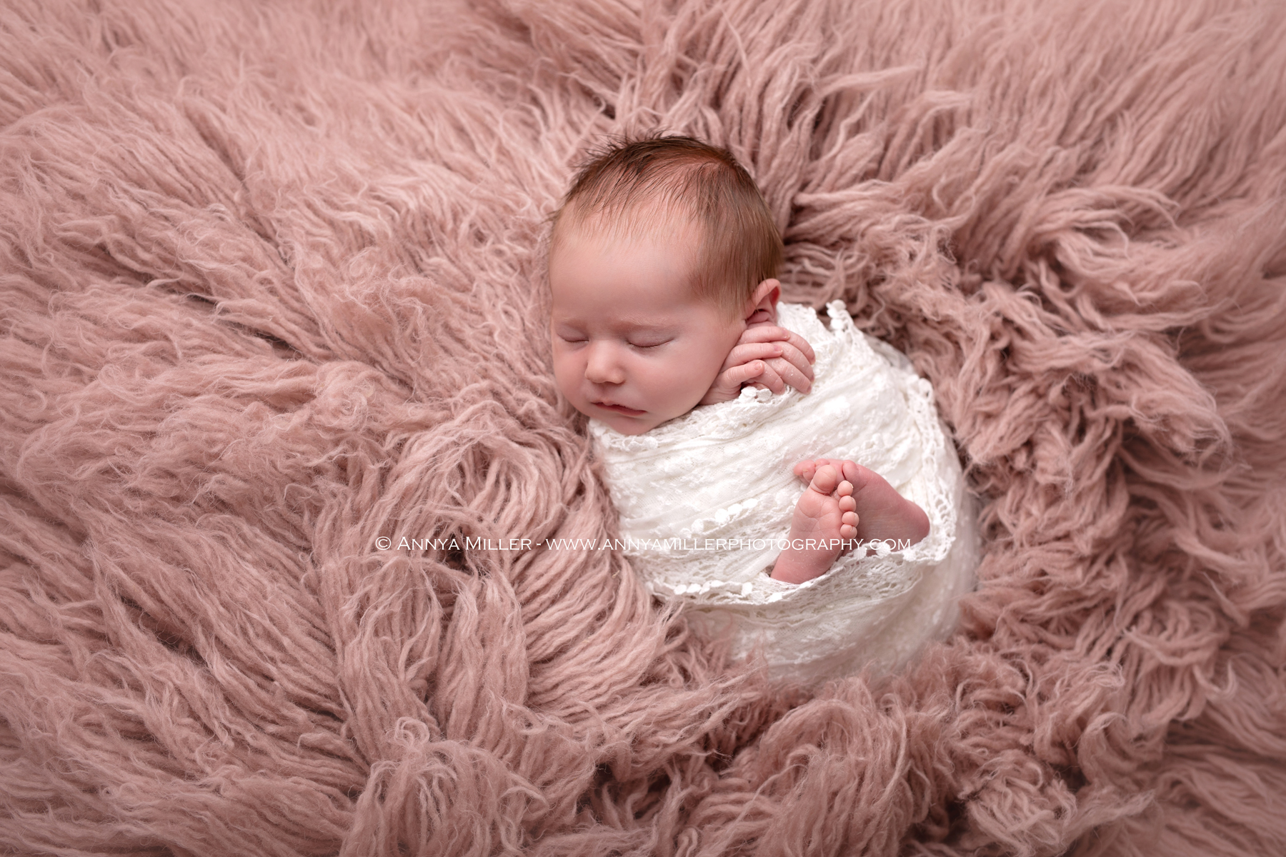 Pickering newborn photos of newborn baby girl