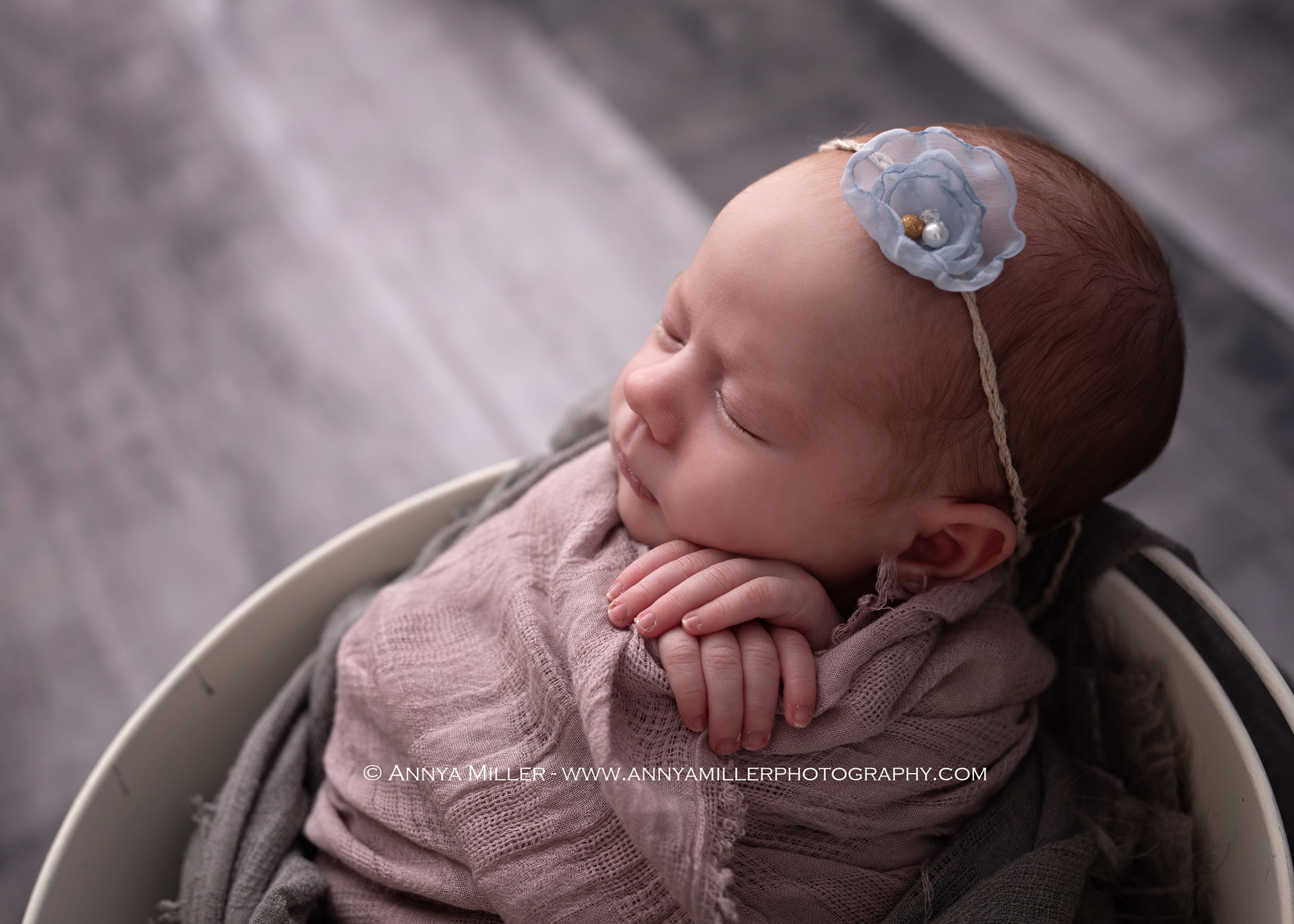 Newborn portraits by toronto area newborn photographer Annya Miller